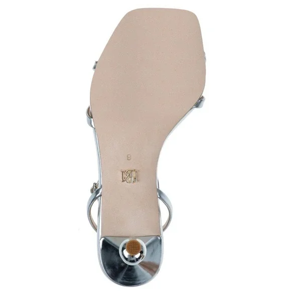 Badgley Mischka Size 9 Mint Blue Strappy Bead Heel Sandal NEW Callie $245 - Picture 6 of 6